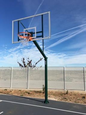 JUEGO DE CANASTAS BALONCESTO FIJAS DE POSTE CENTRAL