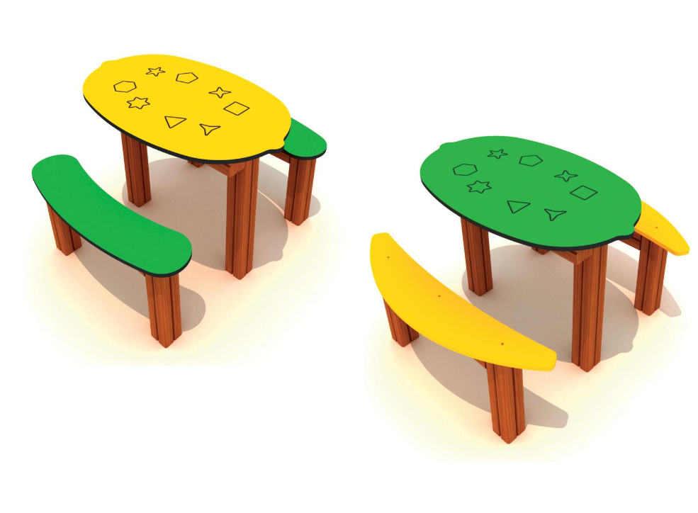 MESA LIMA PLATANO