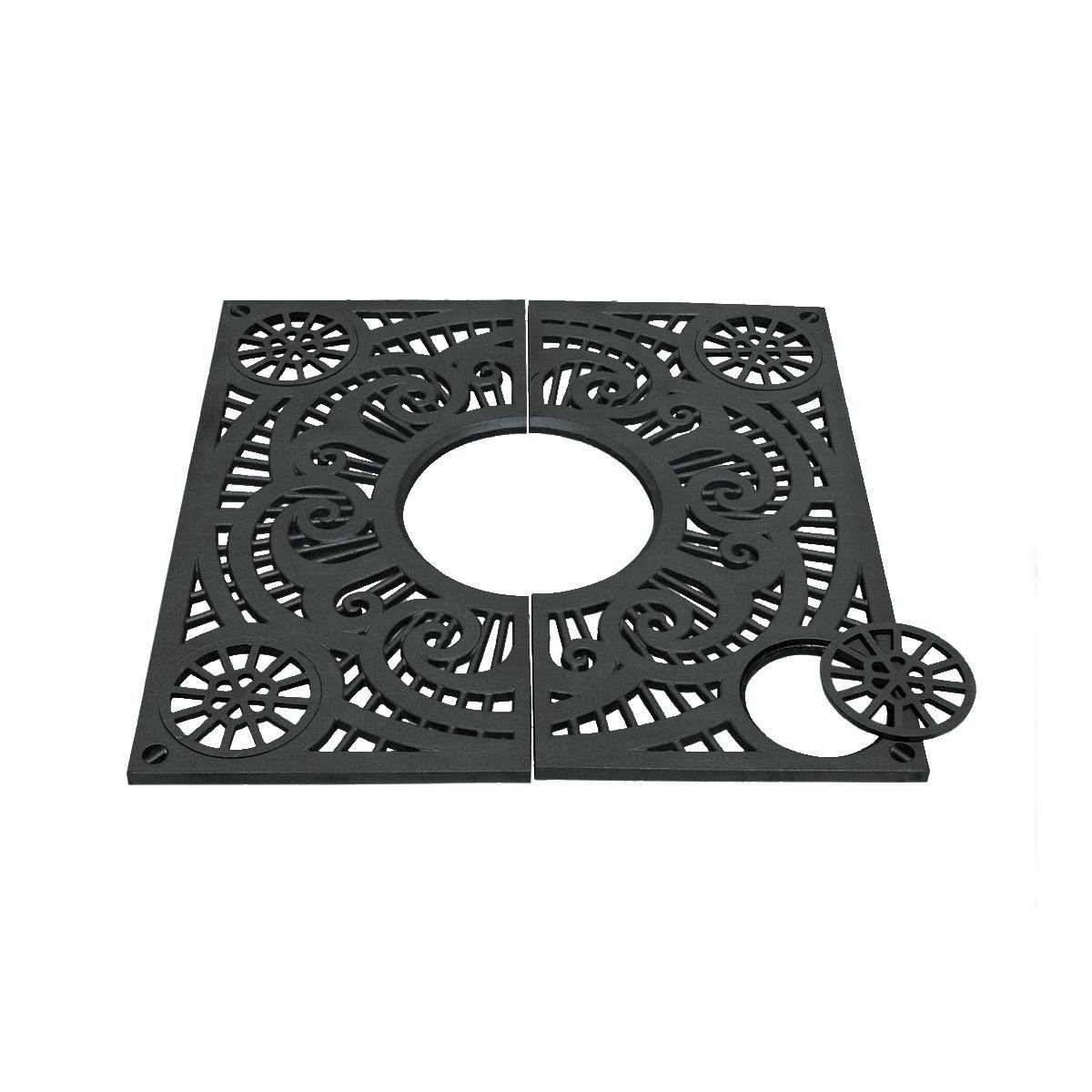 Alcorque tipo fidenza en fundicion de 1300×1300 mm