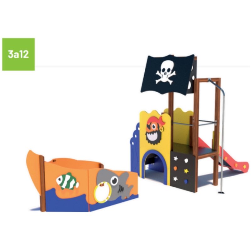 BARCO PIRATA VELA